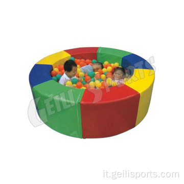 Tappetino da gioco per piscina con palline in schiuma per parco giochi per interni